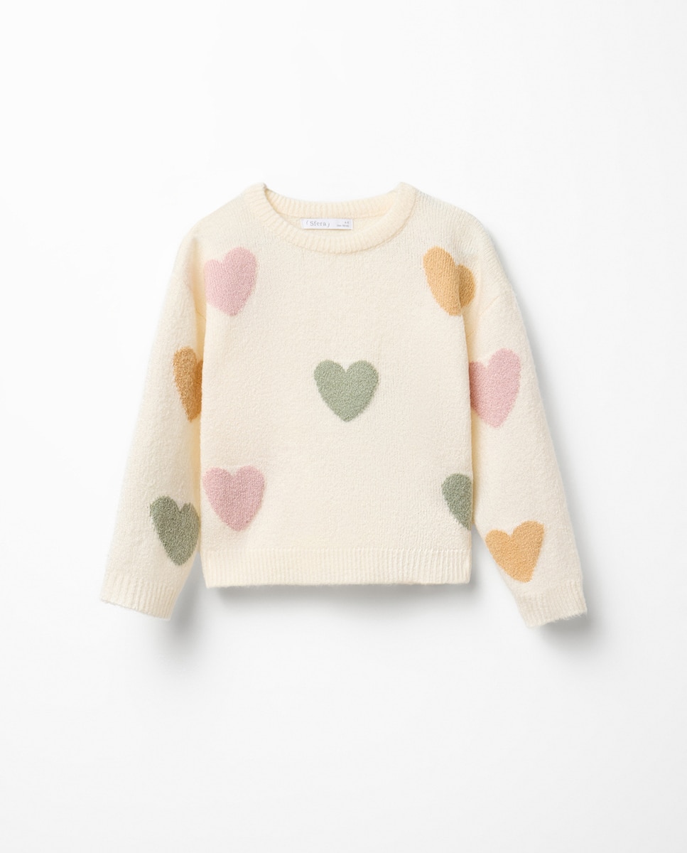 Imagen 0 de Jersey intarsia print 120 Crudo