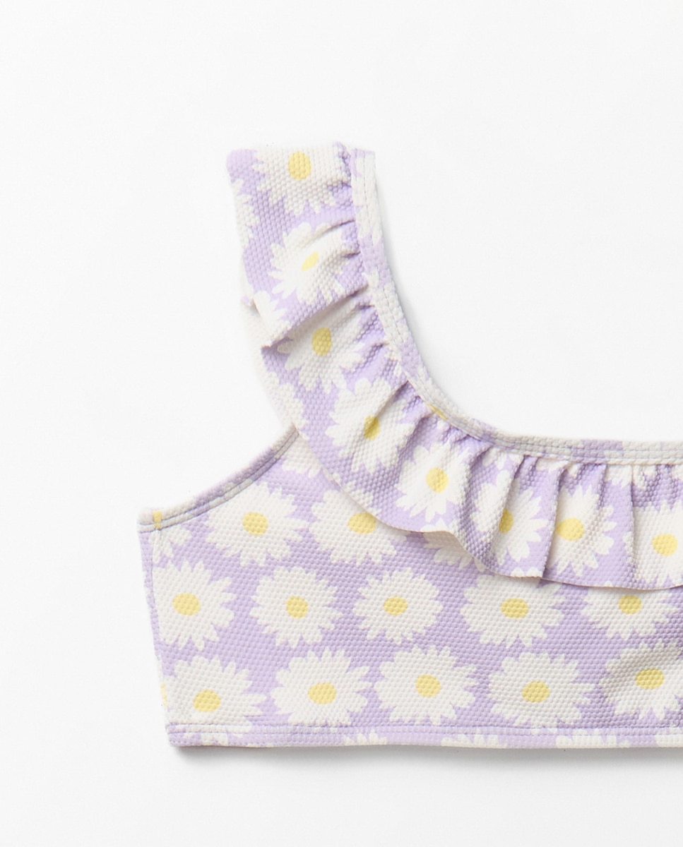 Biquíni com Margaridas Lilás-2