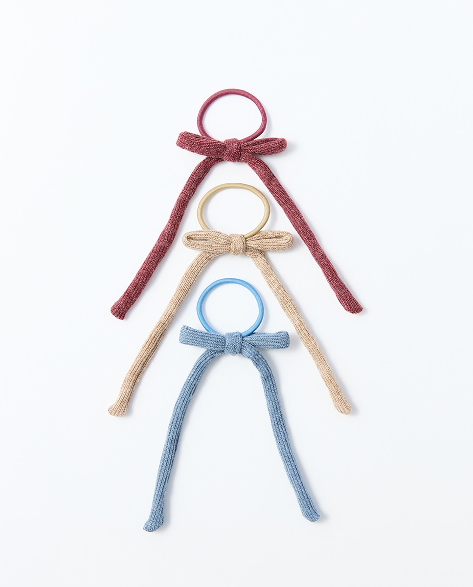Imagem 0 de Pack de 3 Elásticos com Laço de Tricot