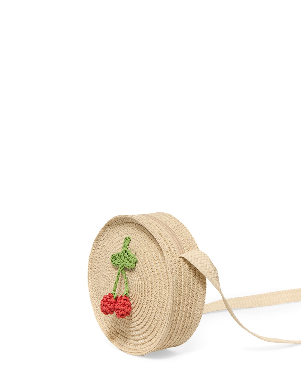 Mala de Ráfia Bege-4