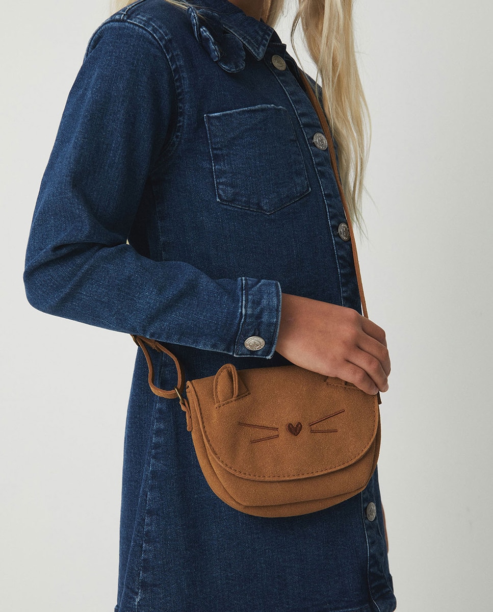 Bolso nobuck carita - Sfera - 730 Camel 730 Camel-2