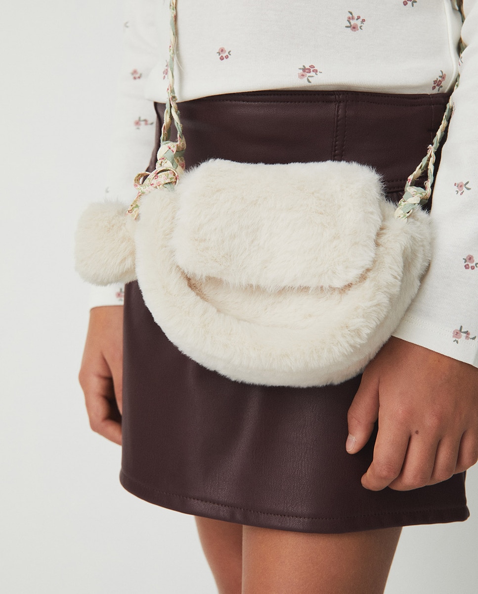 Bolso pelo trenza - Sfera - 120 Crudo 120 Crudo-2