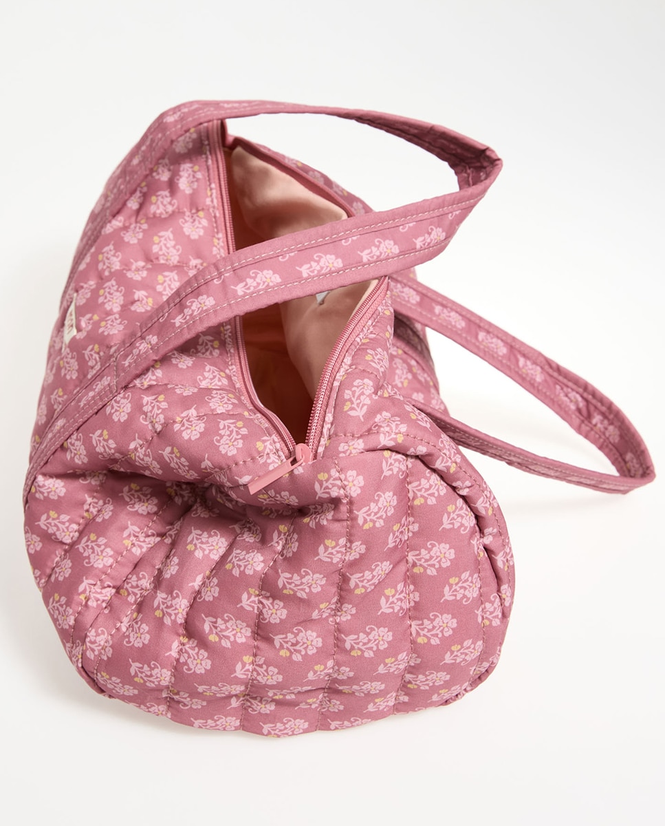 Mala com Estampado Floral Multicolor-5