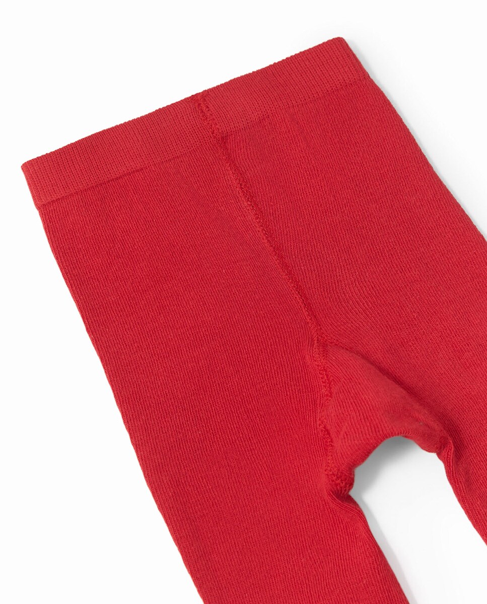 Collants Lisos Vermelho-2