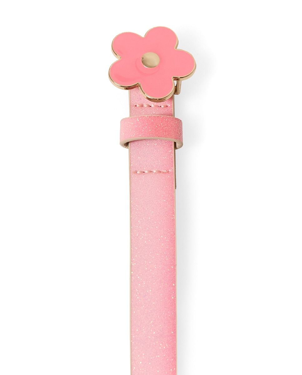 Cinto Metalizado Sfera Rosa-2