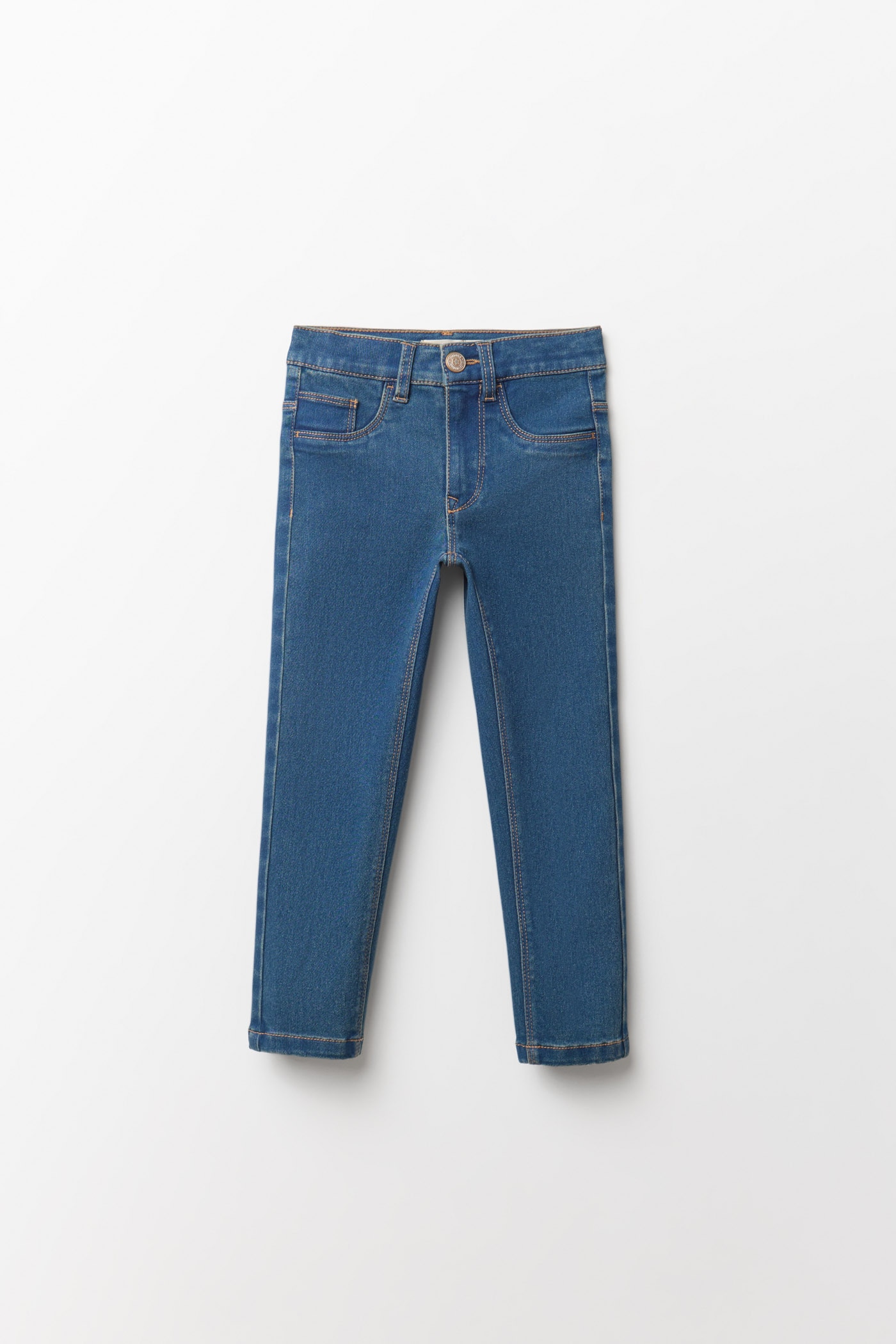 Denim skinny liso - Sfera - Azul oscuro Azul oscuro-1