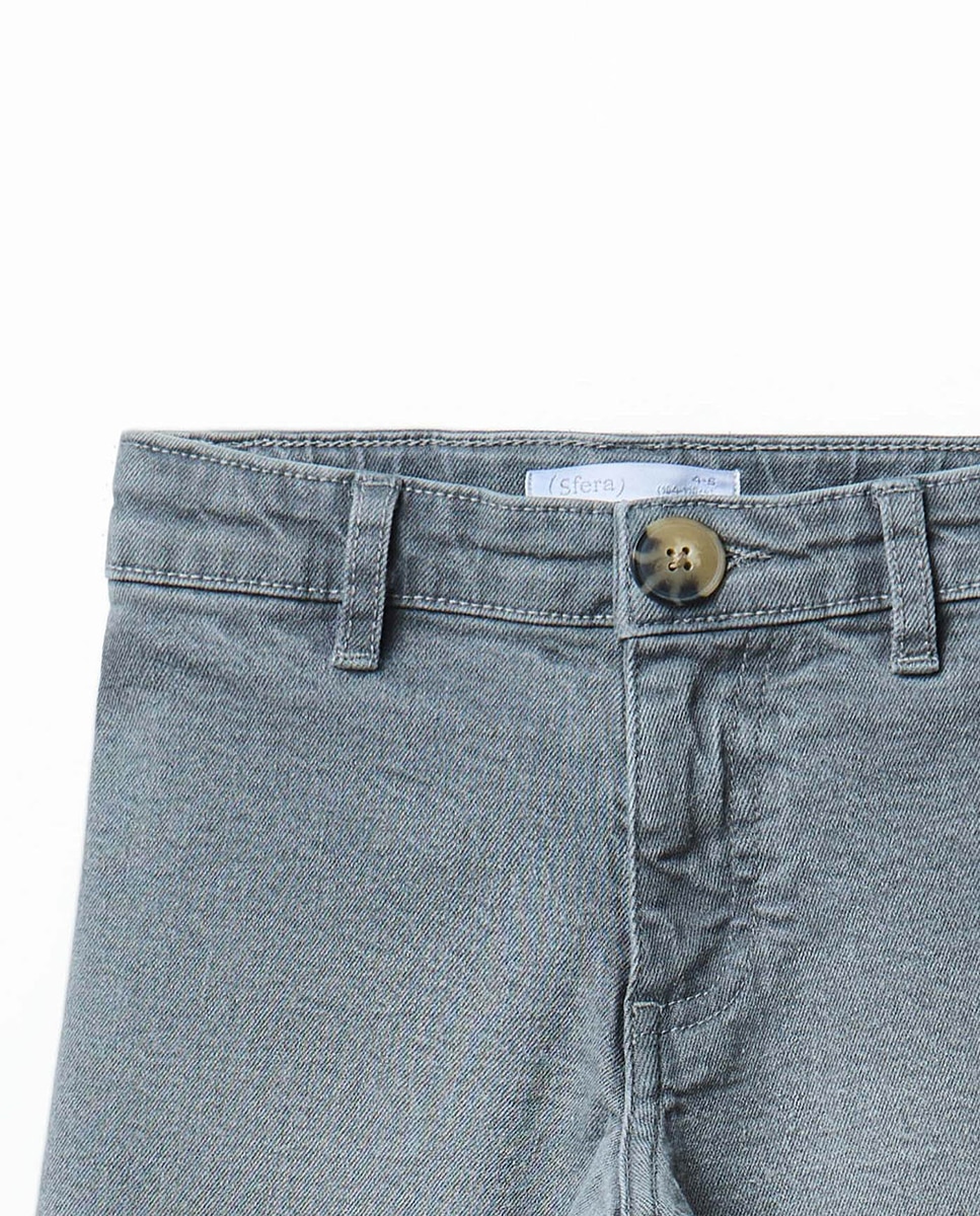 Jeans Marine Basic Sfera Cinzento-claro-6