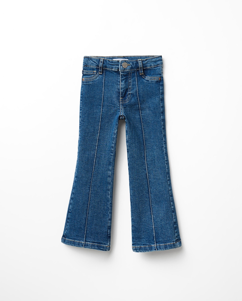 Imagem 0 de Jeans Flare com Nervura