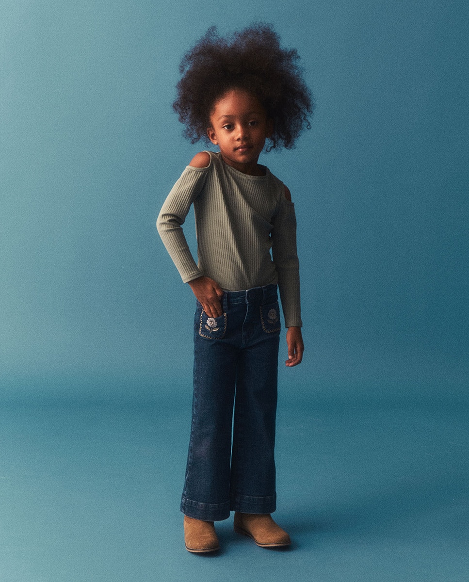 Imagen 0 de Pantalón denim marine bordado bolsillo