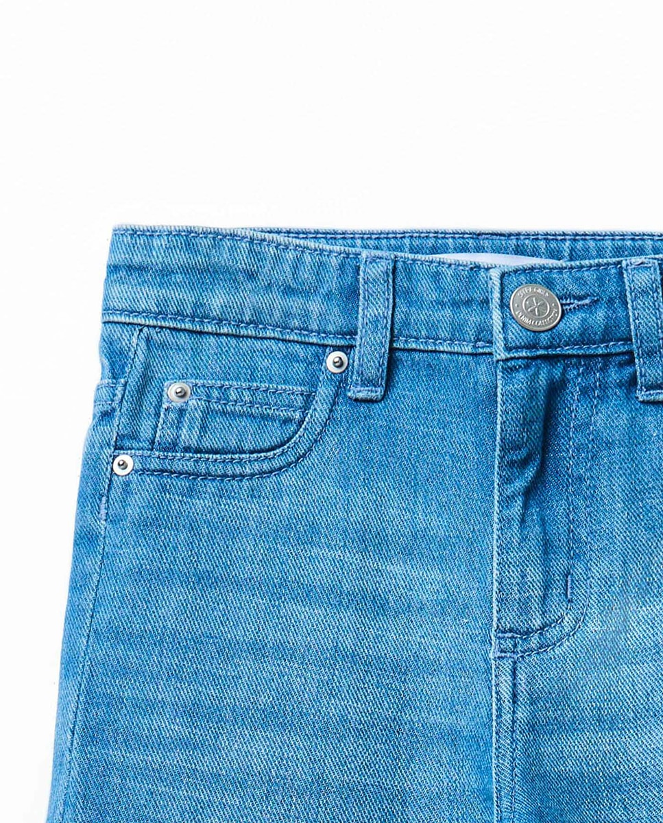 Jeans Wide Leg Sfera Azul pálido-2