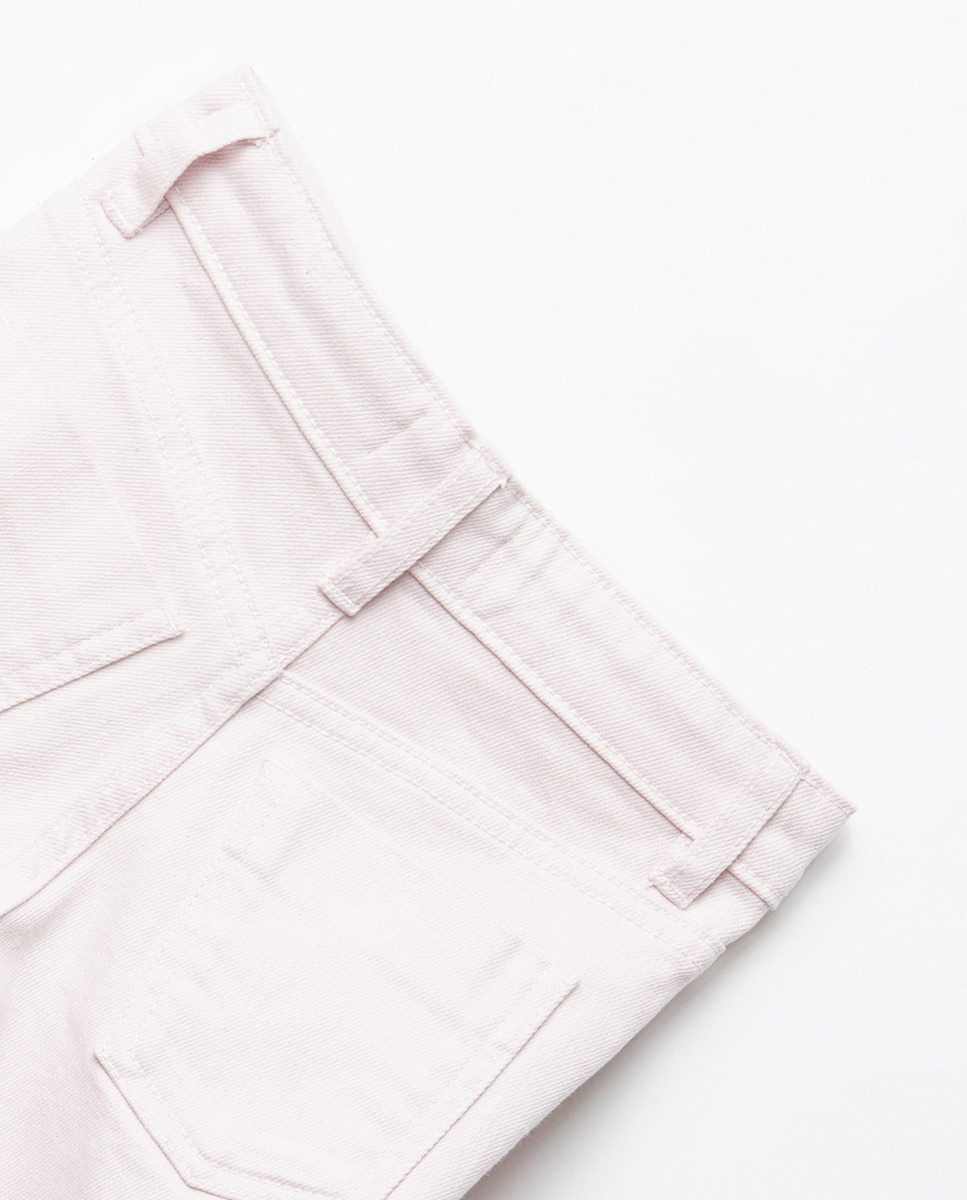 Pantalon flare denim - Sfera - Crudo Rosa-4