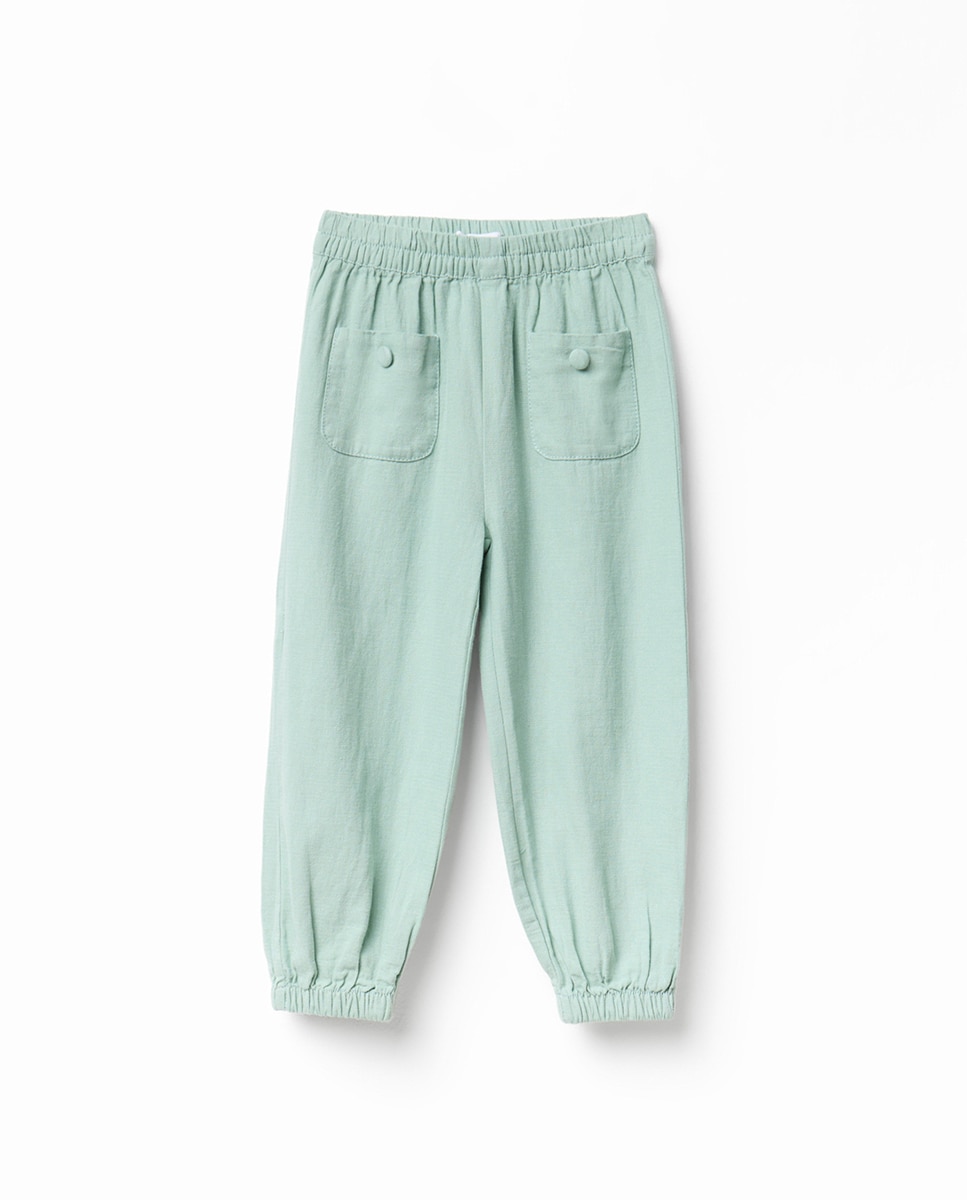 Imagem 0 de Calças Tipo Bombachas de Linho