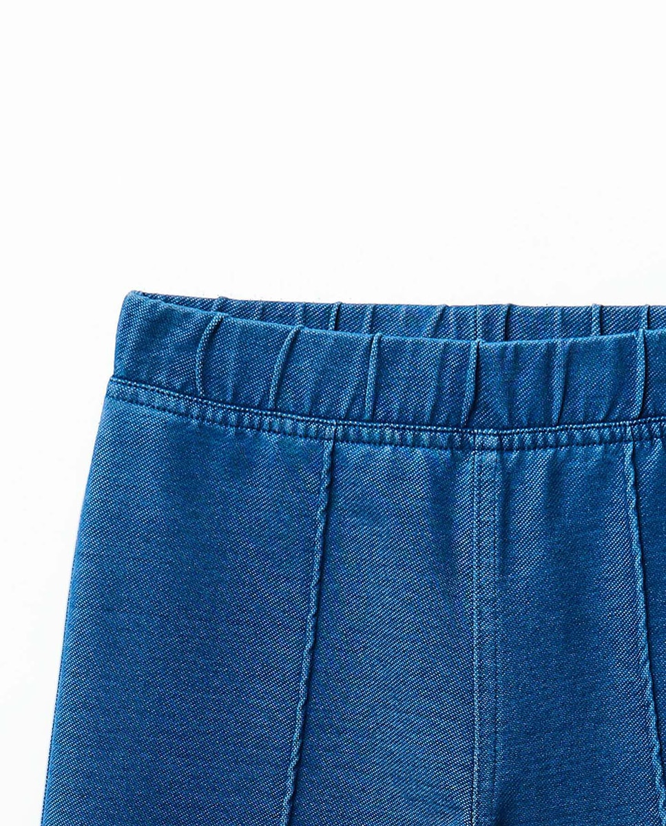 Imagen 2 de Pantalón denim knit - Sfera - Azul pálido Azul pálido