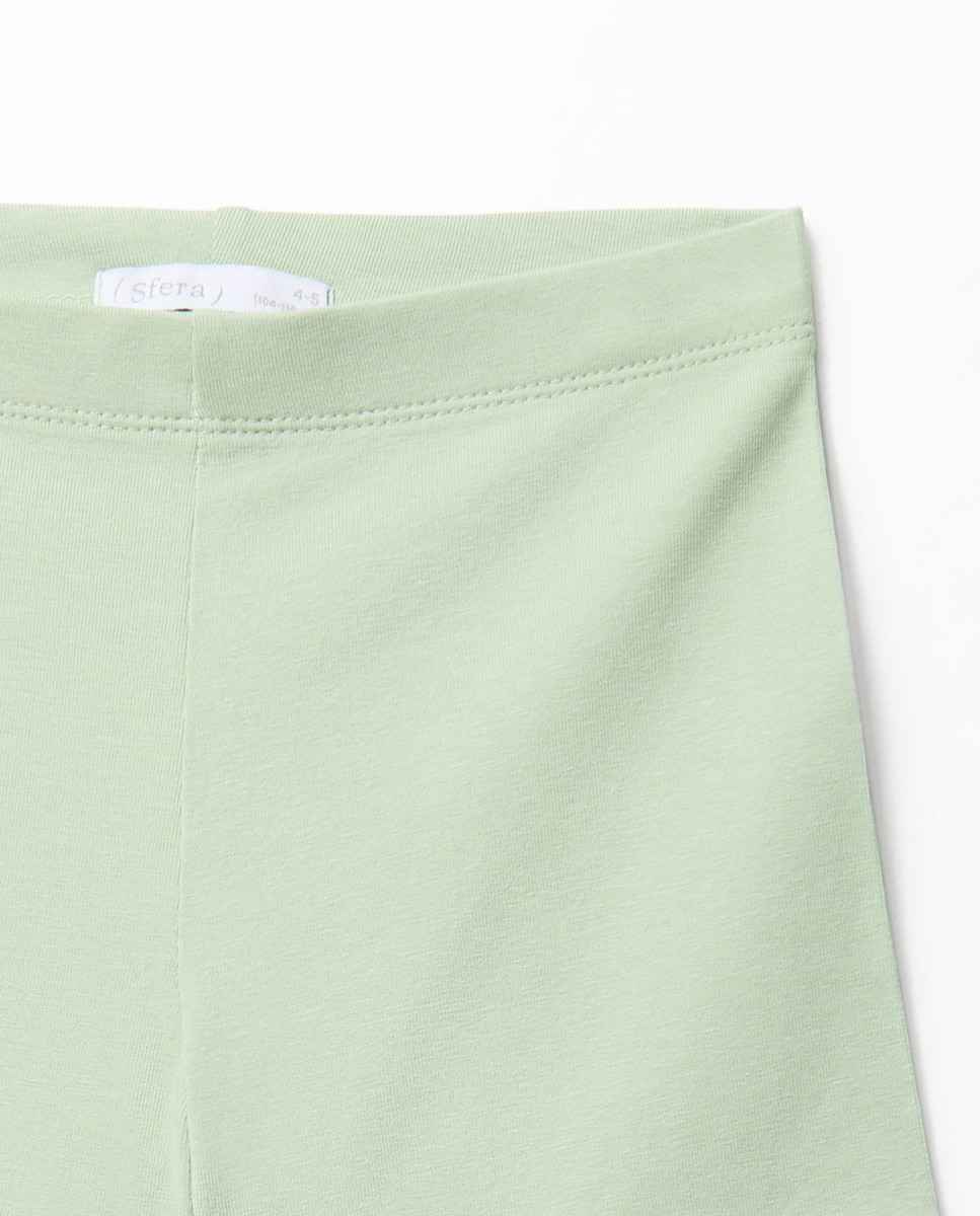 Calções Tipo Leggings Sfera Verde-claro-2