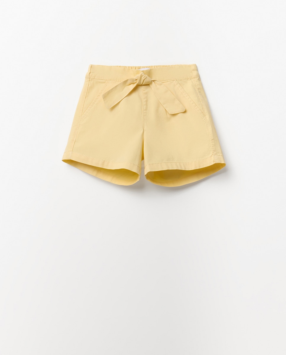 Imagem 0 de Calções de Sarja com Flor