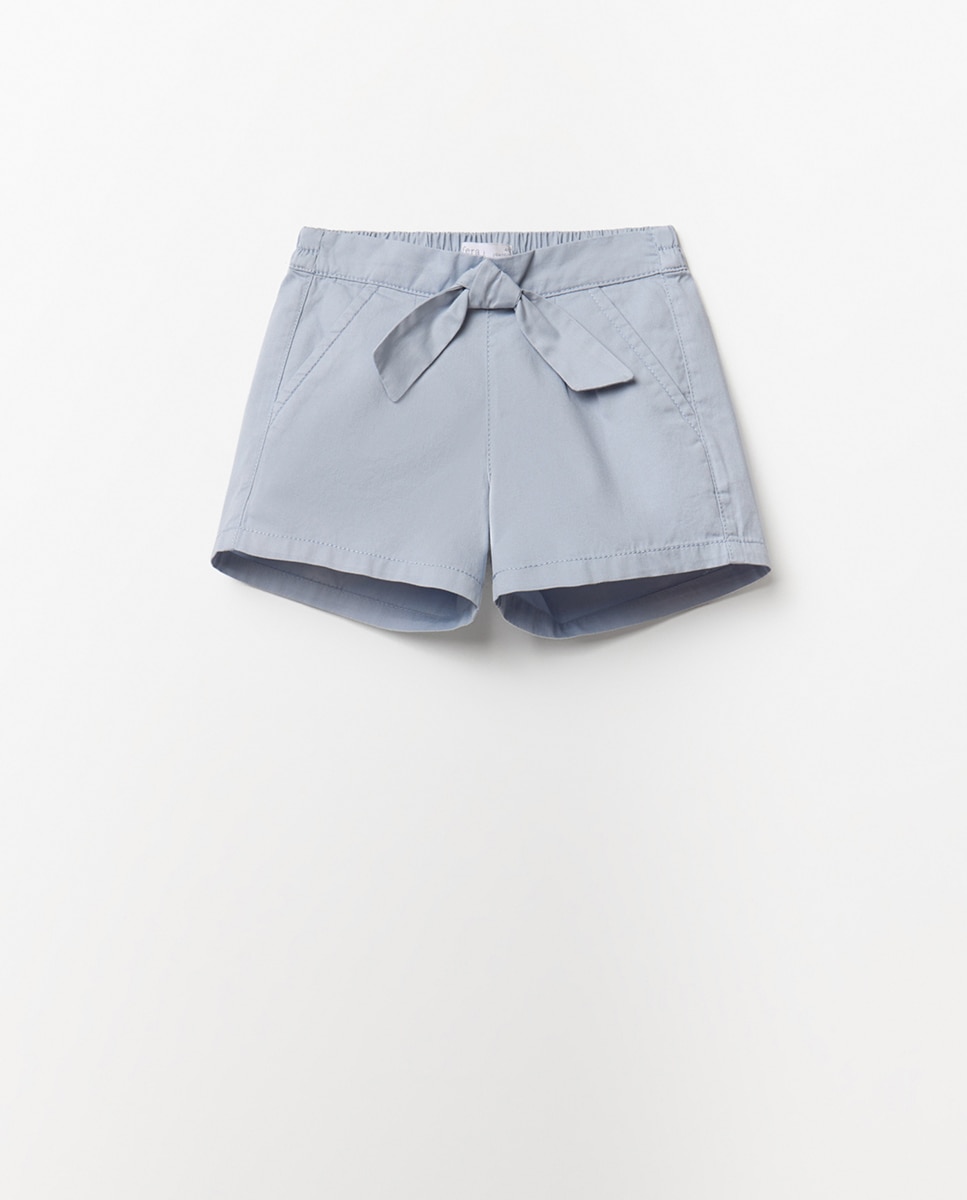 Imagem 0 de Calções de Sarja com Flor