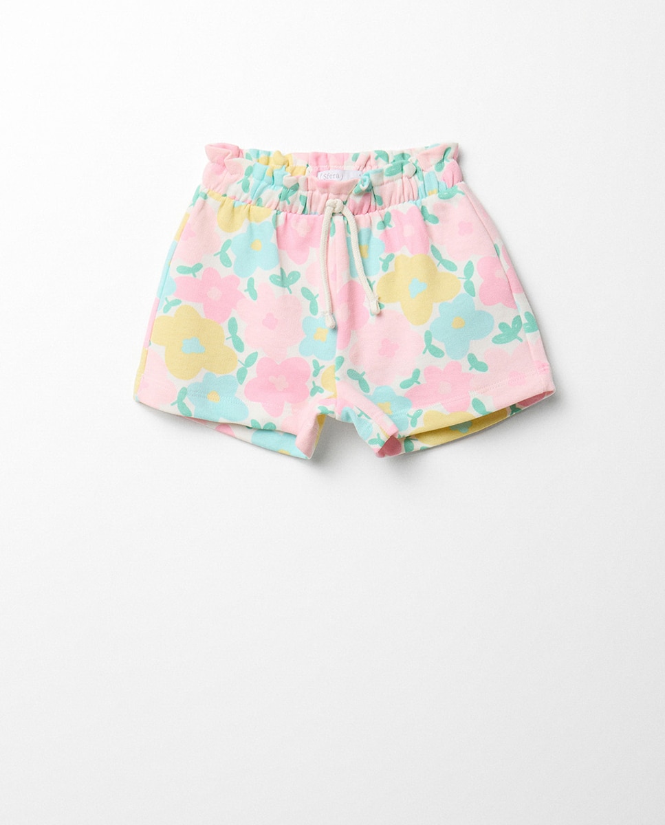 Imagem 0 de Calções Terry com Estampado Floral