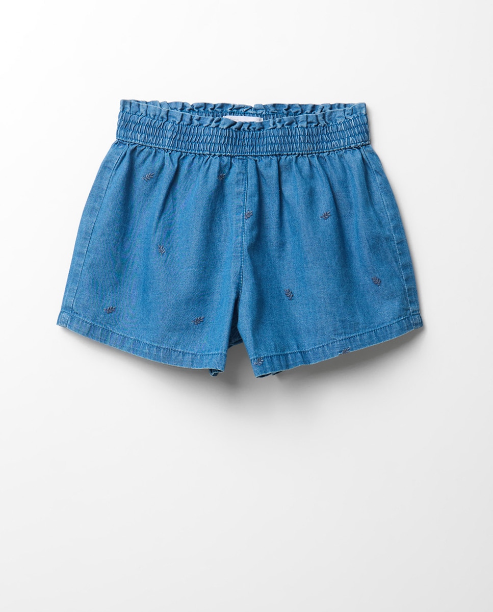 Imagem 0 de Calções de Ganga Chambray