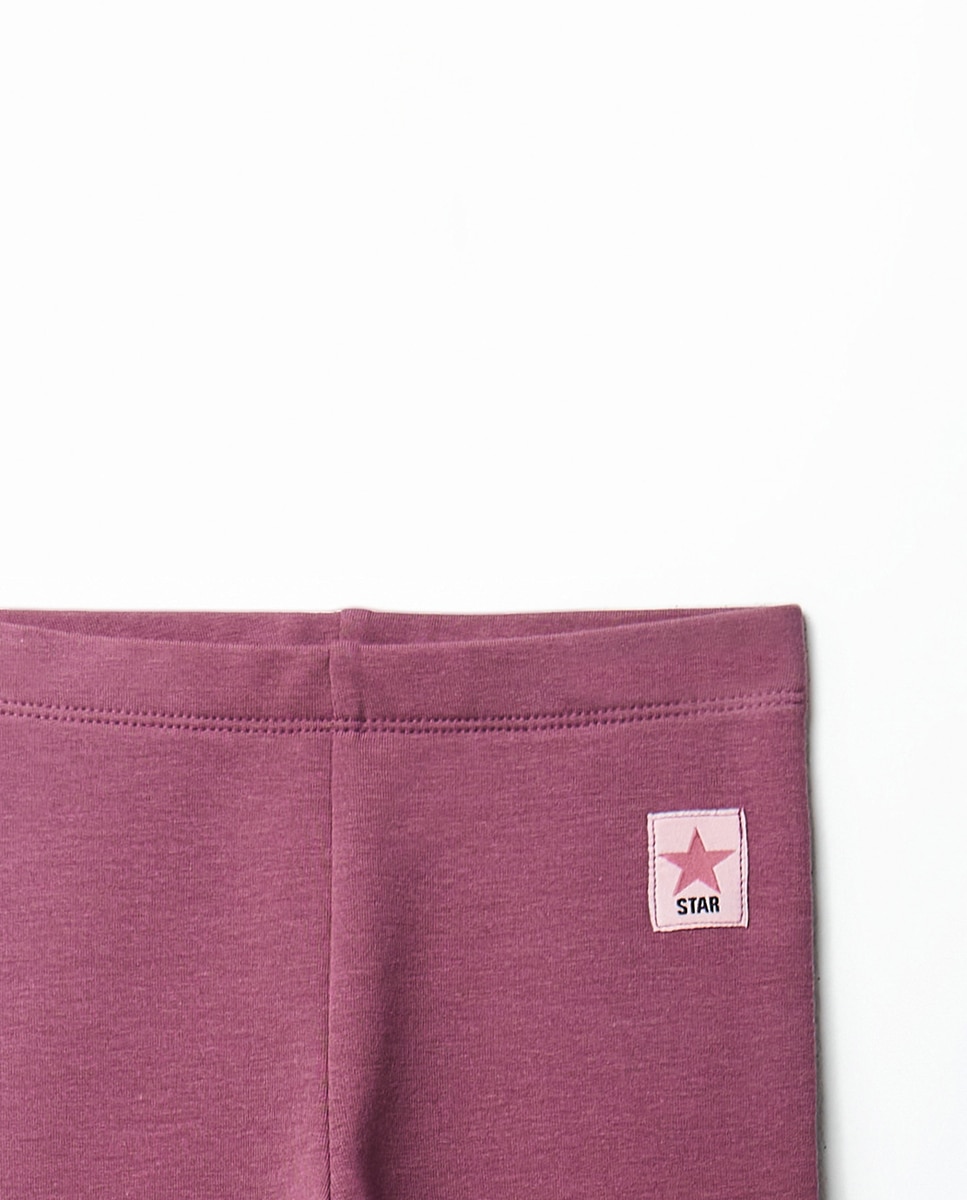 Calças de Forro Polar Basic com Punhos Sfera 230 Rosa Escuro-2