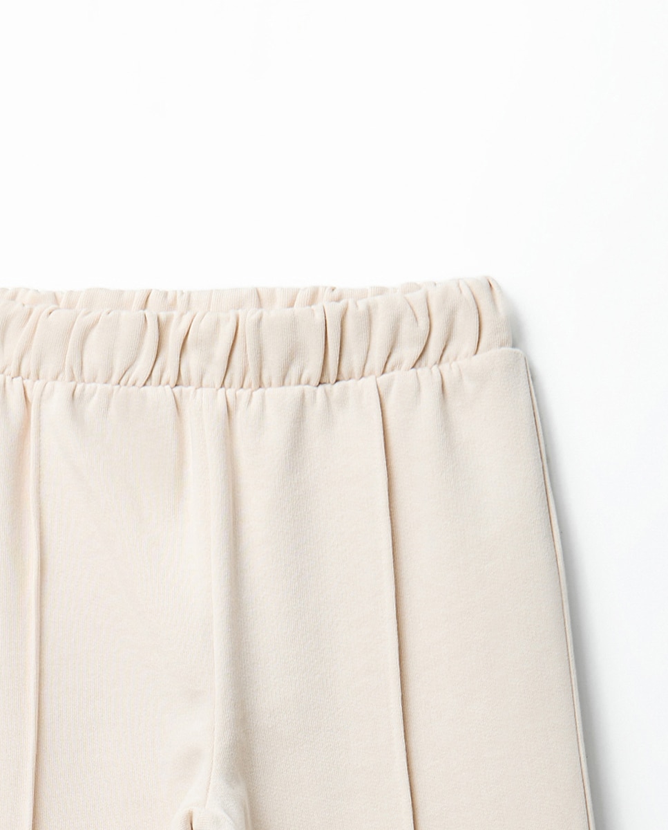 Pantalon felpa wide - Sfera - 120 Crudo 120 Crudo-2