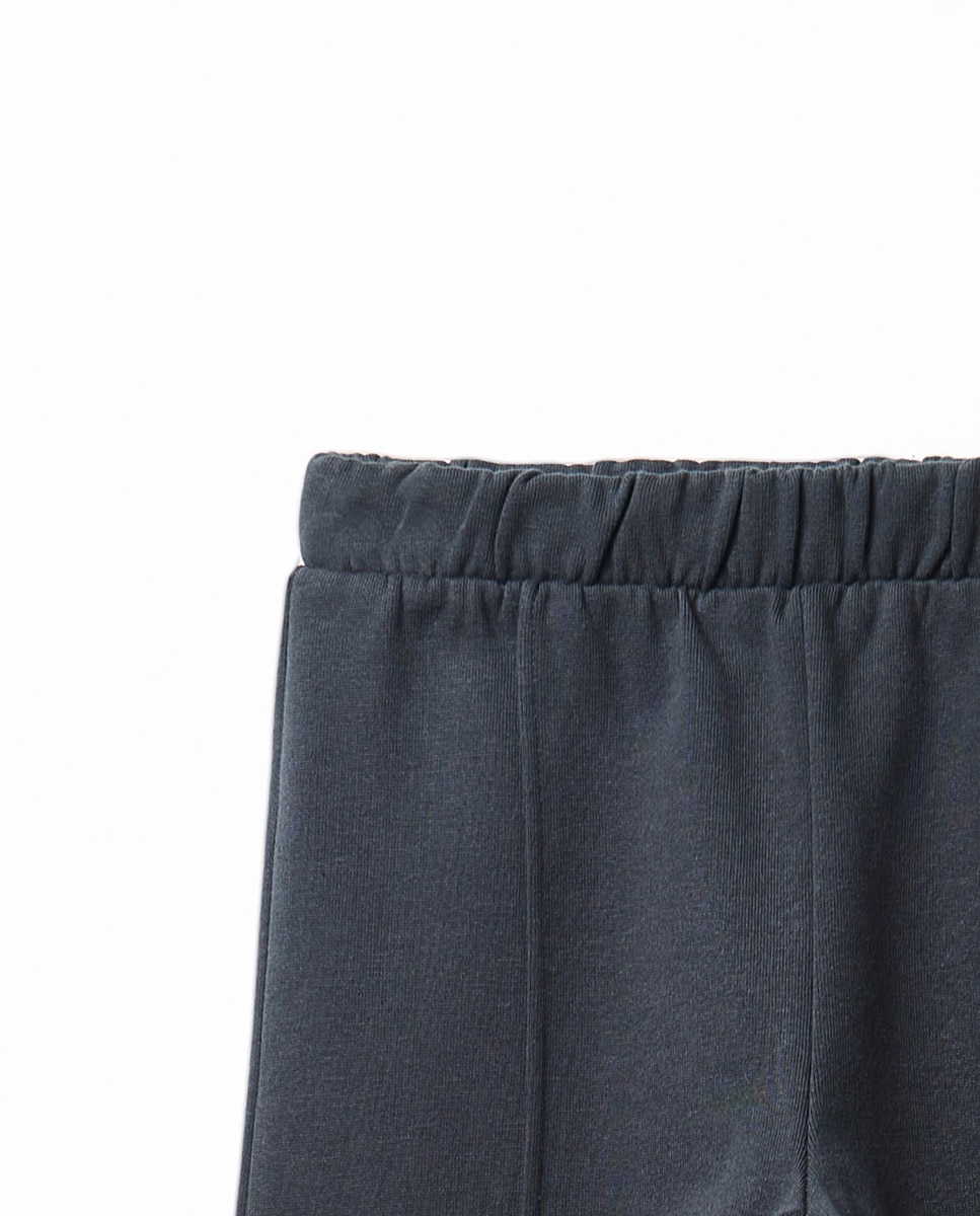 Calças de Felpa Wide Leg Sfera 830 Antracite-2
