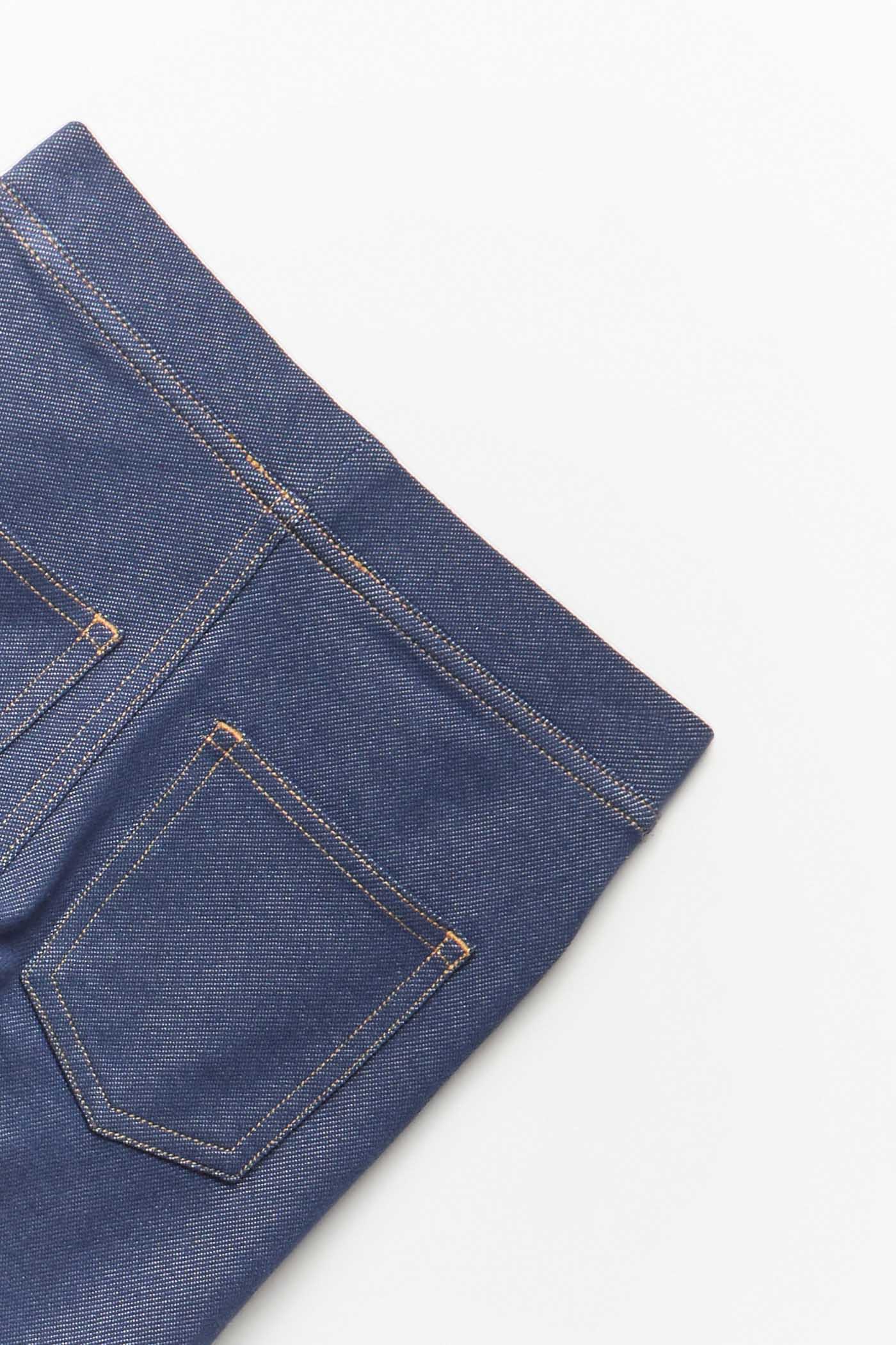 Leggings Denim Knit Azul-4
