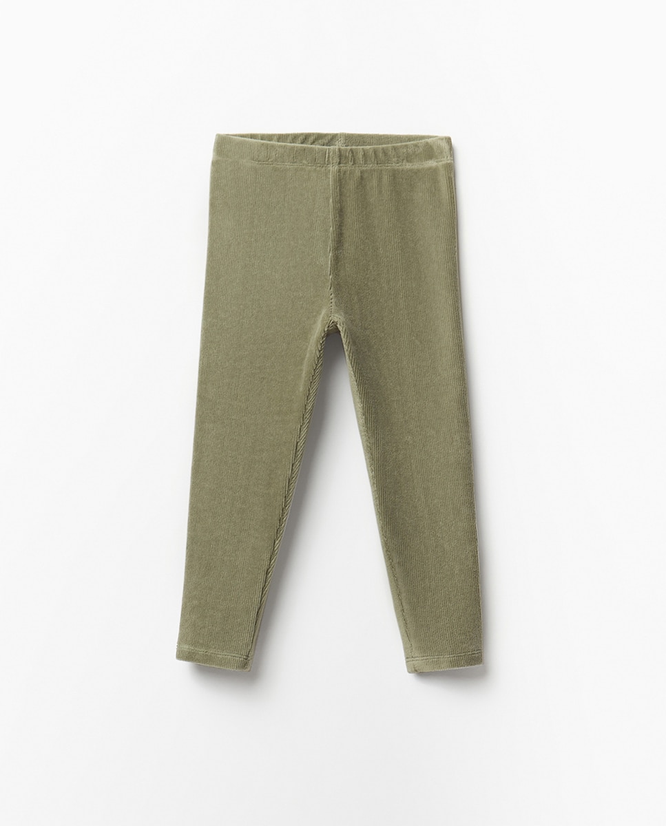 Legging velour - Sfera - Kaki Kaki-1