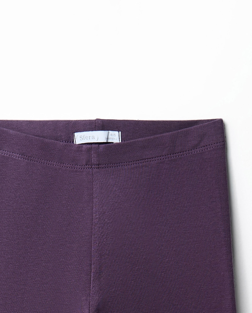 Leggings Lisas Básicas Sfera 291 Beringela-2