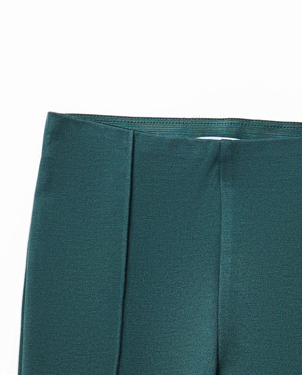 Leggings Flare de Malha Roma Sfera 530 Verde Escuro-2