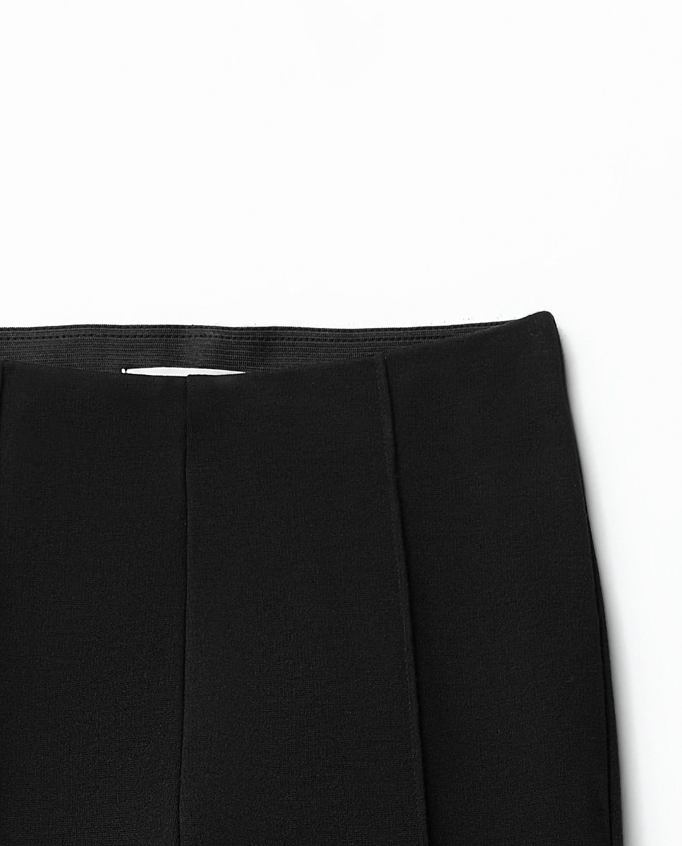 Leggings Flare de Malha Roma Sfera Preto-2