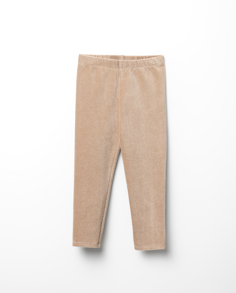 Legging velour - Sfera - Beige Beige-1