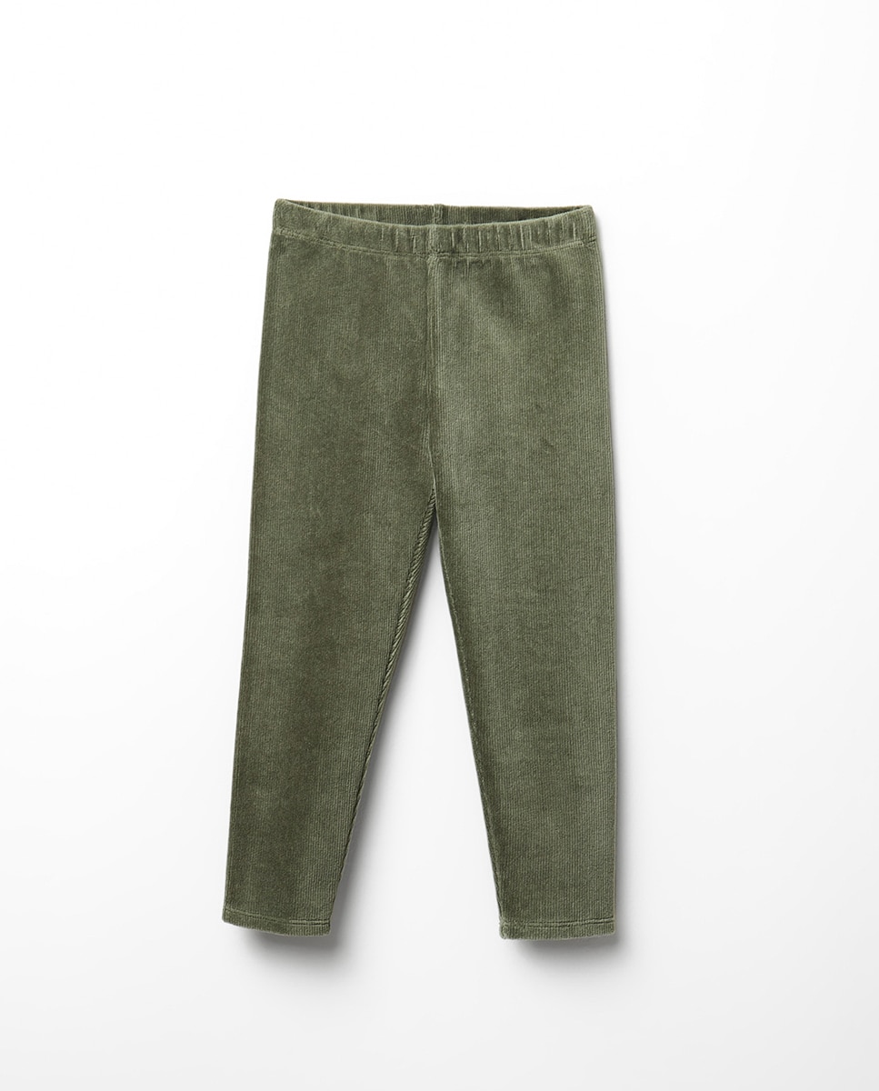 Legging velour - Sfera - 530 Verde oscuro 530 Verde oscuro-1