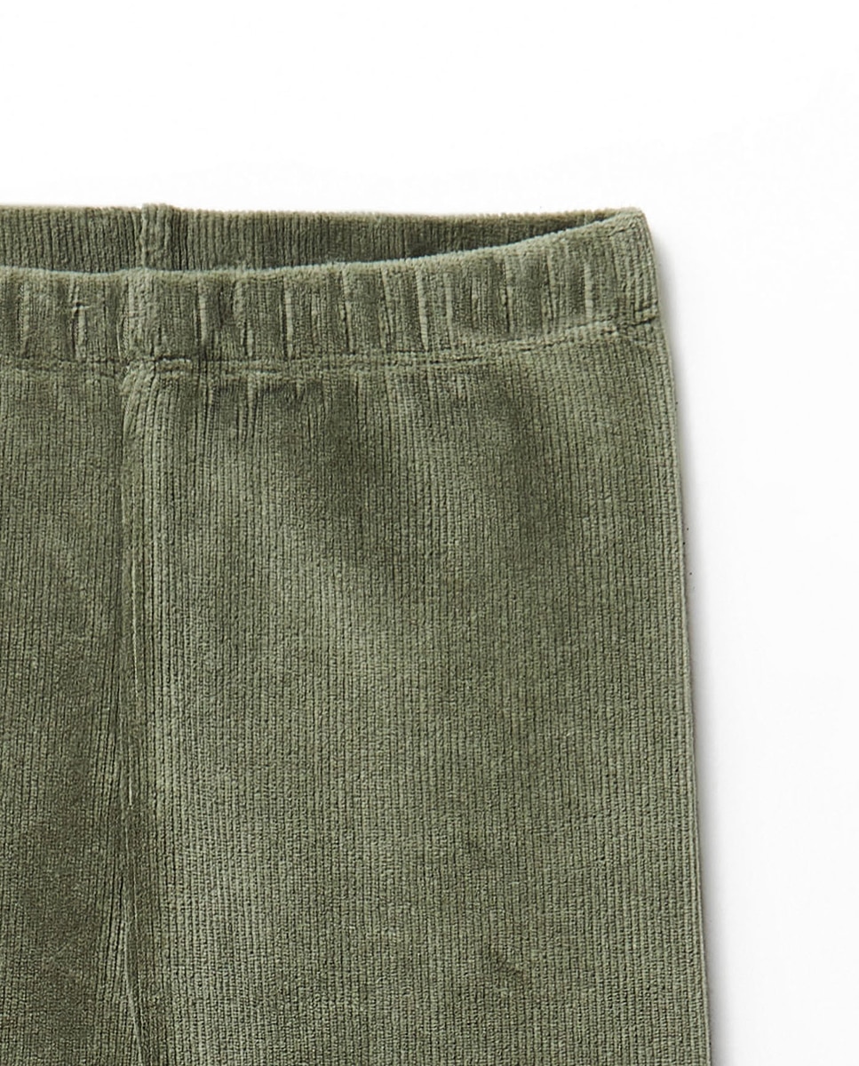 Legging velour - Sfera - 530 Verde oscuro 530 Verde oscuro-2