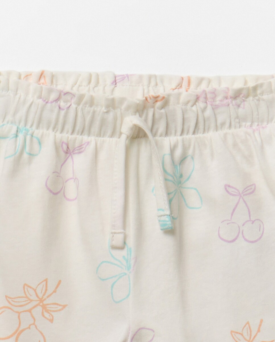 Pijama com Frutas Cru-5