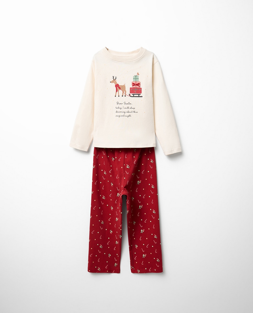 Imagen 0 de Pijama Navidad 600 Rojo