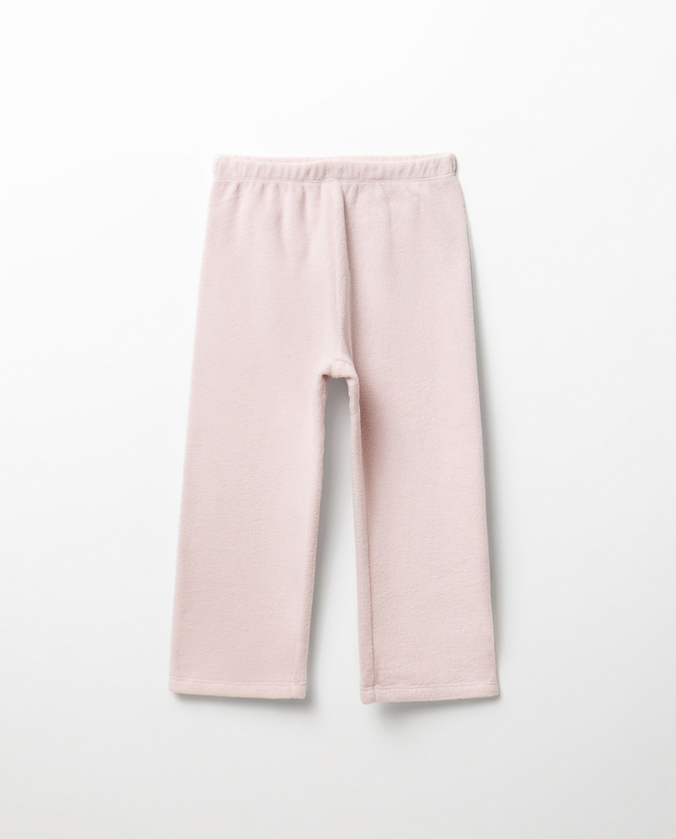 Pijama com forro polar e urso 284 Lilás-5