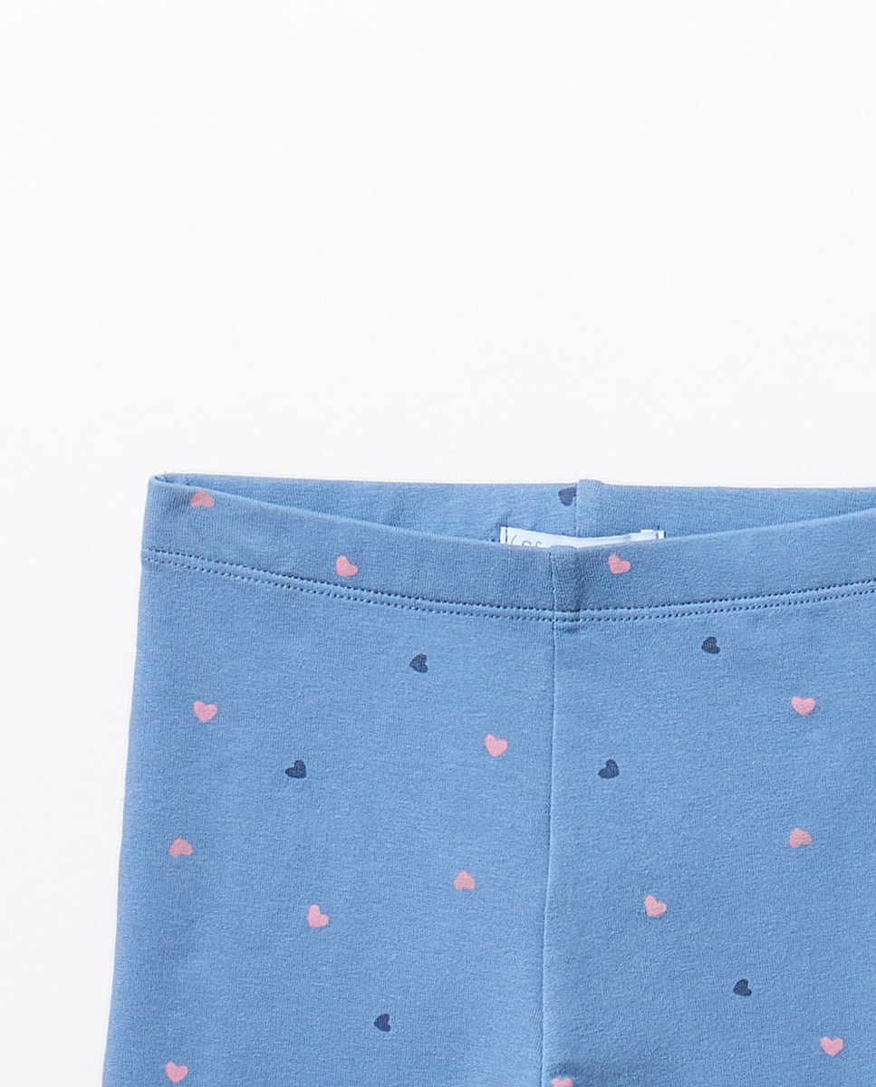 Conjunto de Felpa Posto Floral Sfera 430 Azul Escuro-5