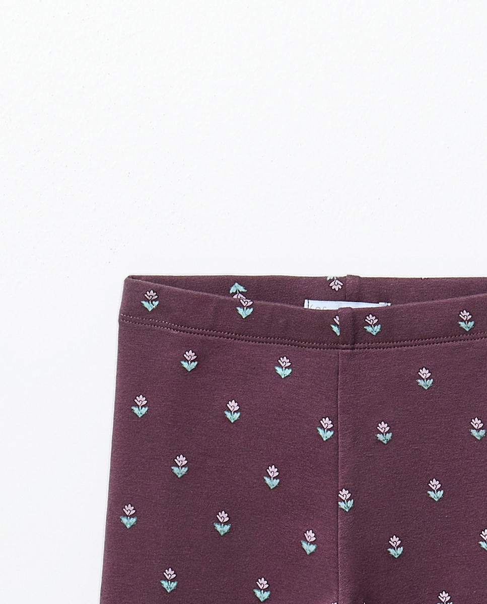 Conjunto de Felpa com Esquilo Sfera Roxo-5