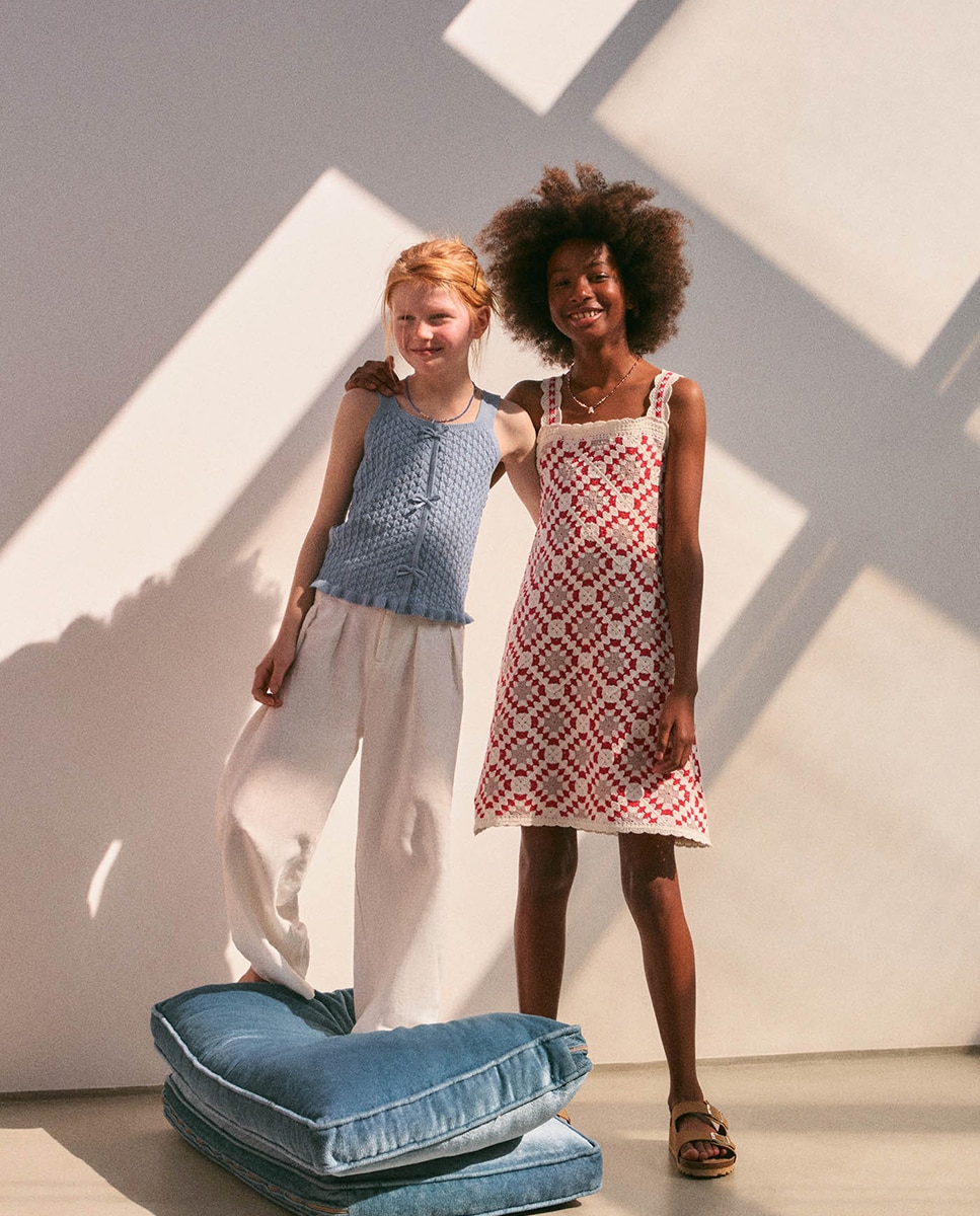 Vestido de Crochet Vermelho-2