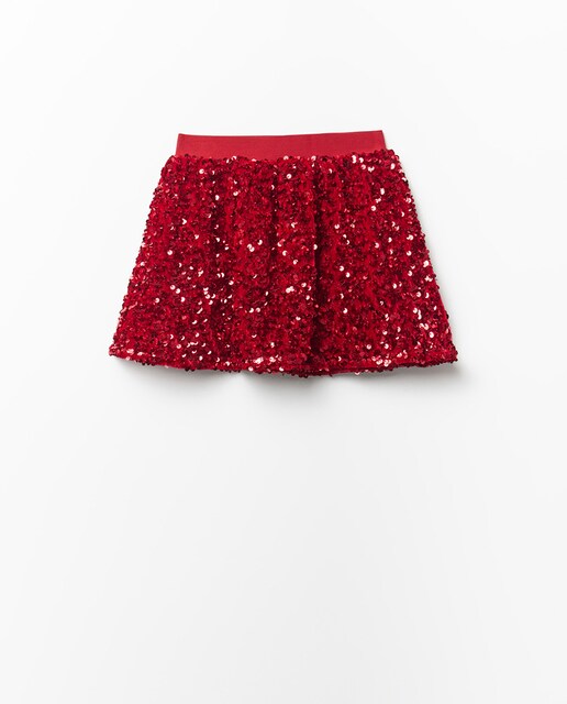 Imagen 0 de Falda terciopelo lentejuelas