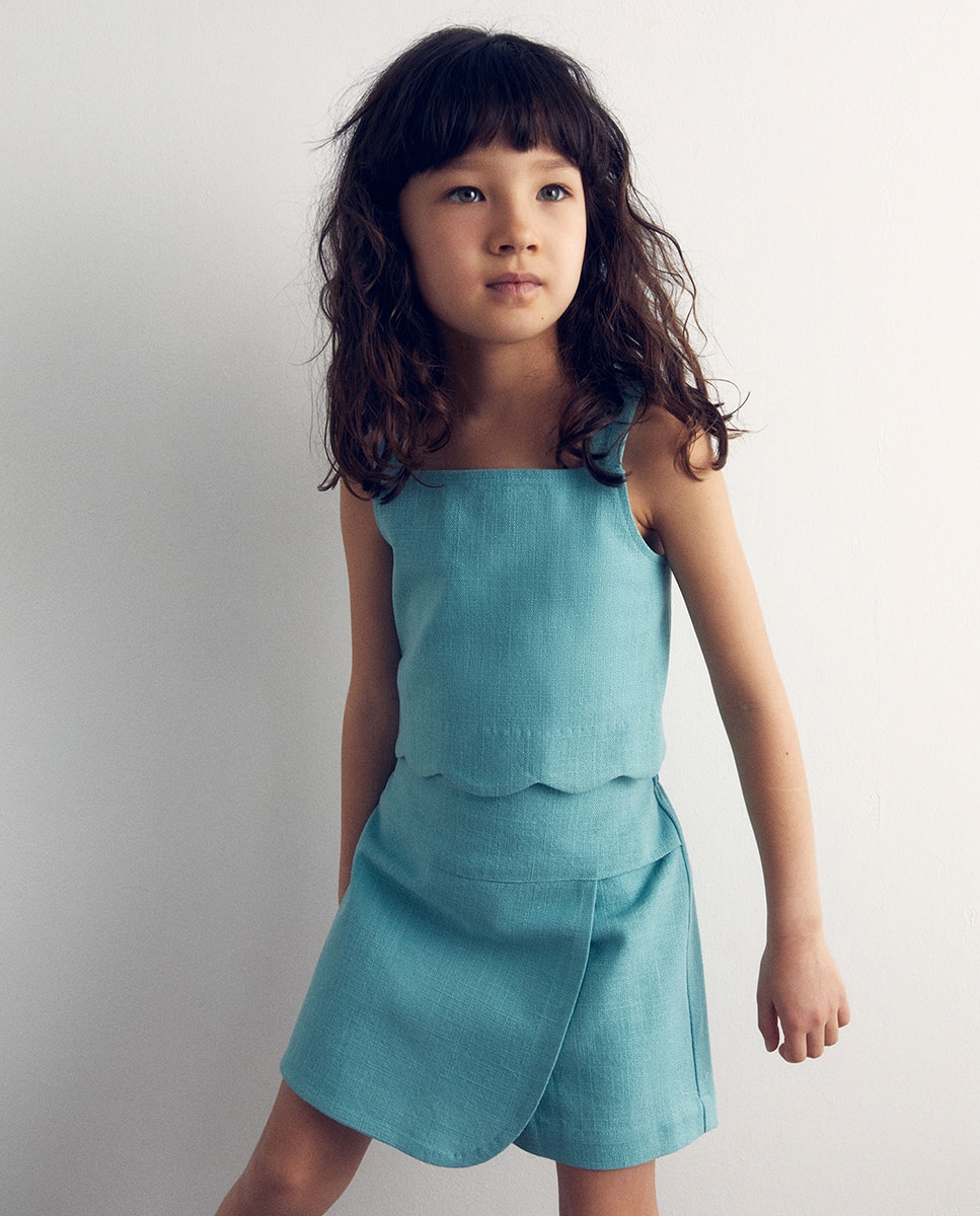 Imagem 0 de Saia-Calça de Tecido