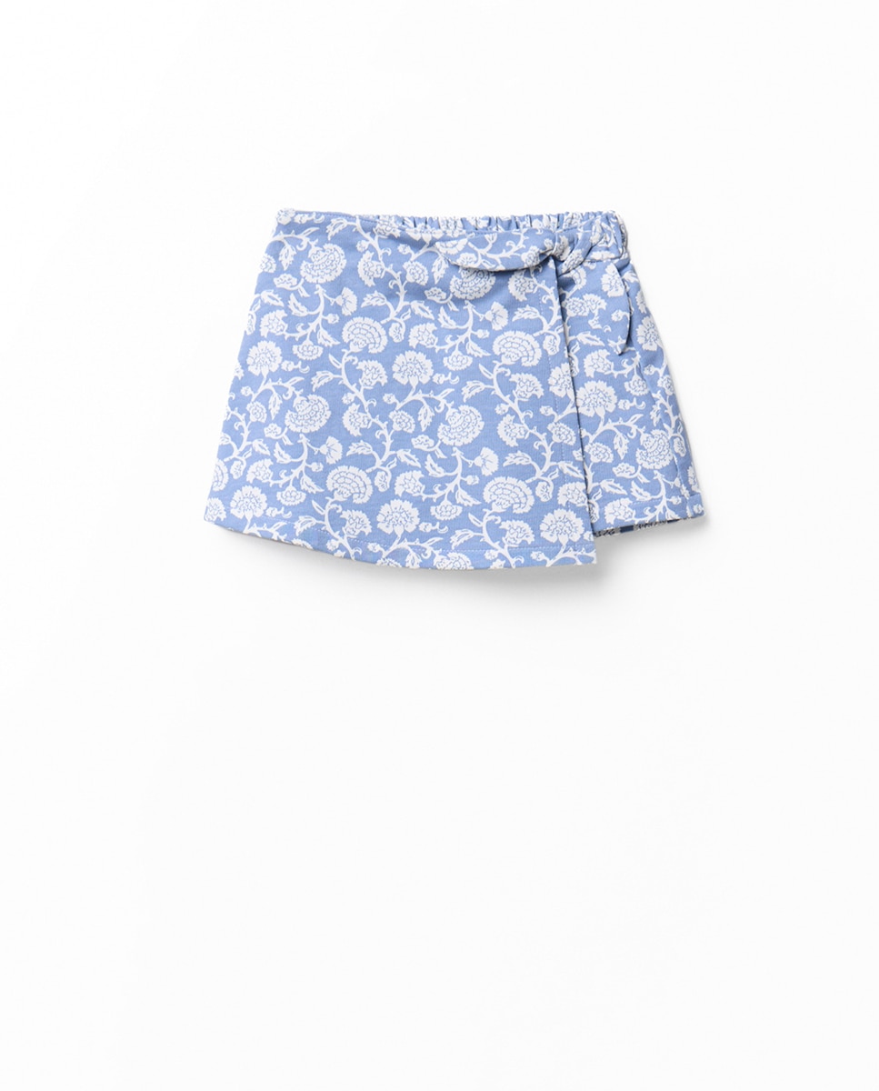 Imagem 0 de Saia-Calça com Estampado Floral