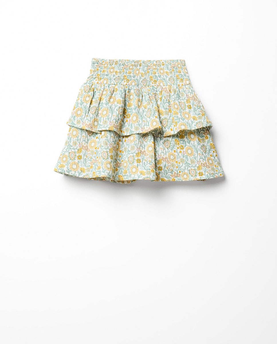 Imagem 0 de Saia-calça com folhos