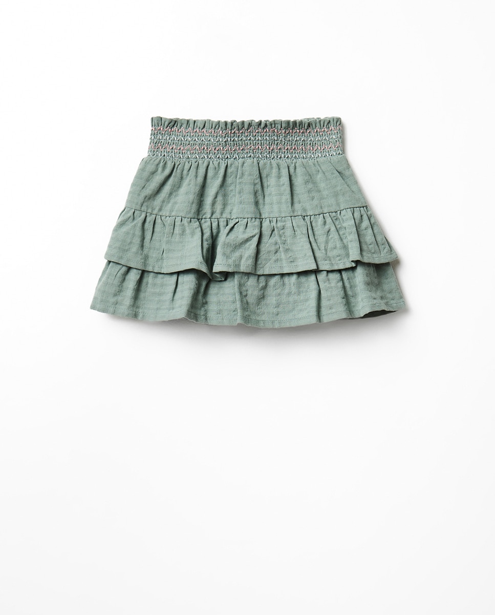 Imagem 0 de Saia-Calça Dobby