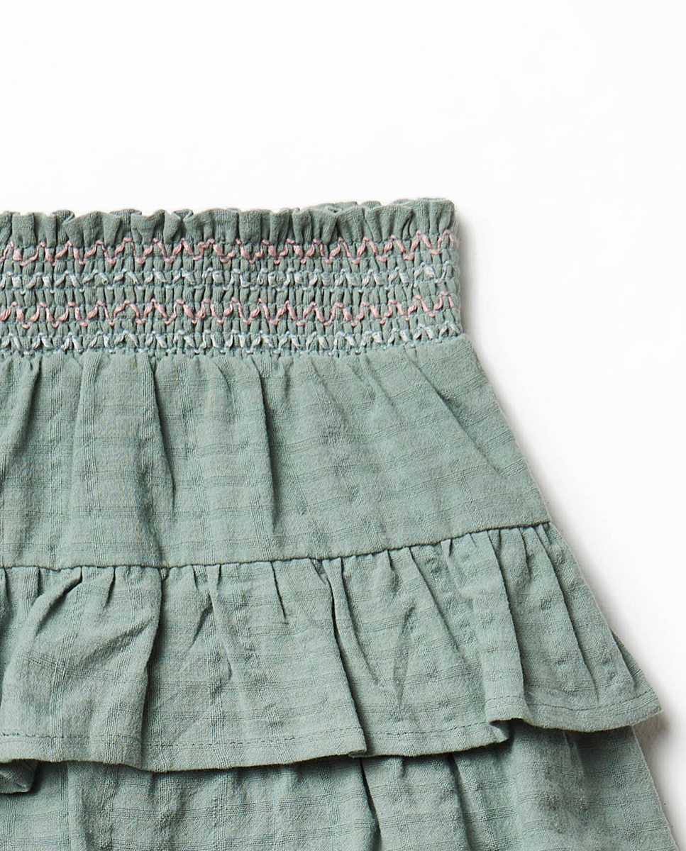 Saia-Calça Dobby Sfera 530 Verde Escuro-2