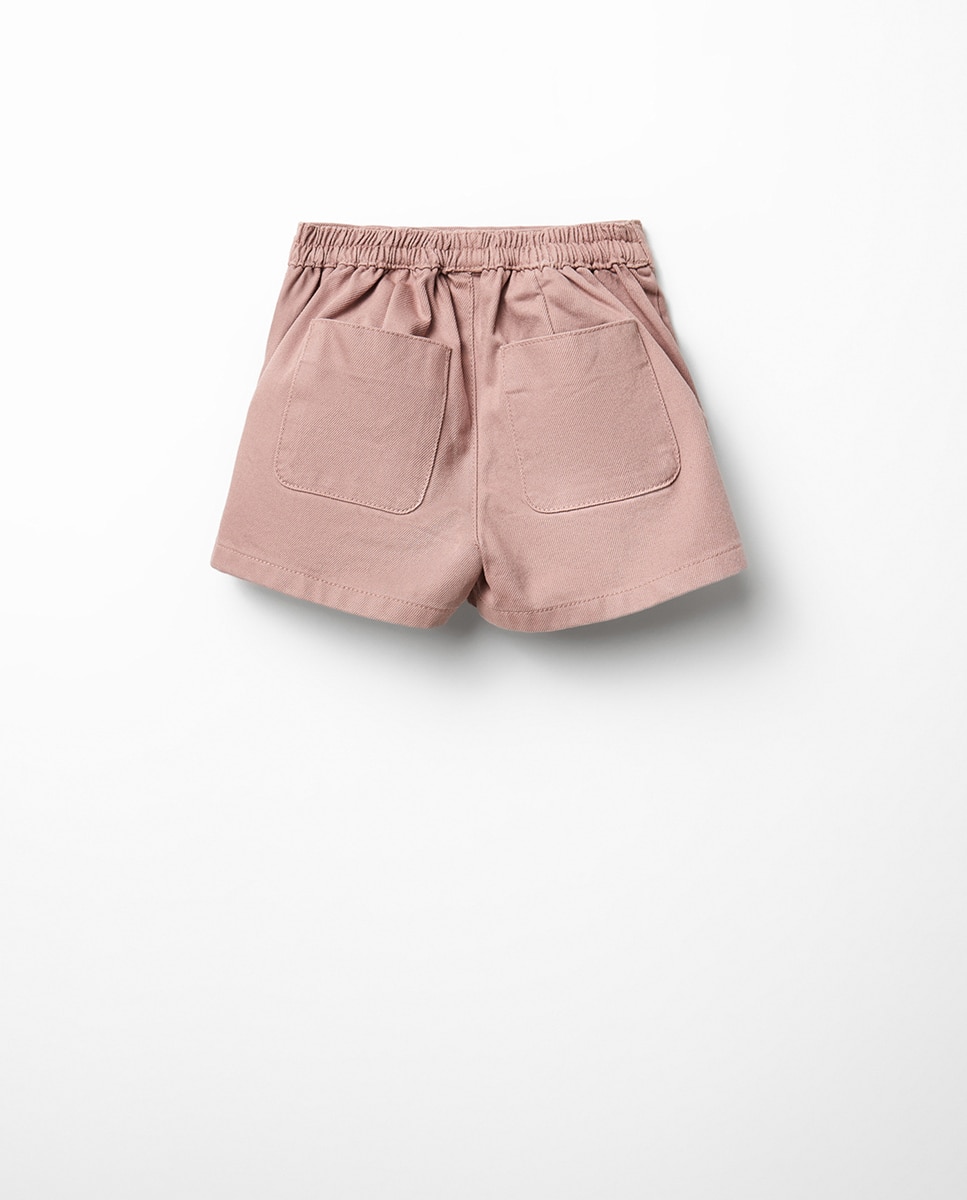 Saia-Calça de Ganga Colorida 200 Rosa-6