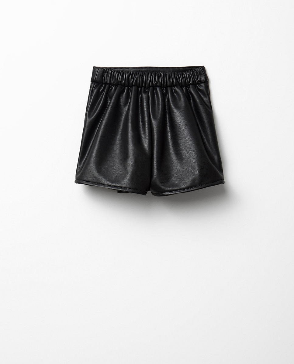 Saia-Calça em Polipele Preto-3