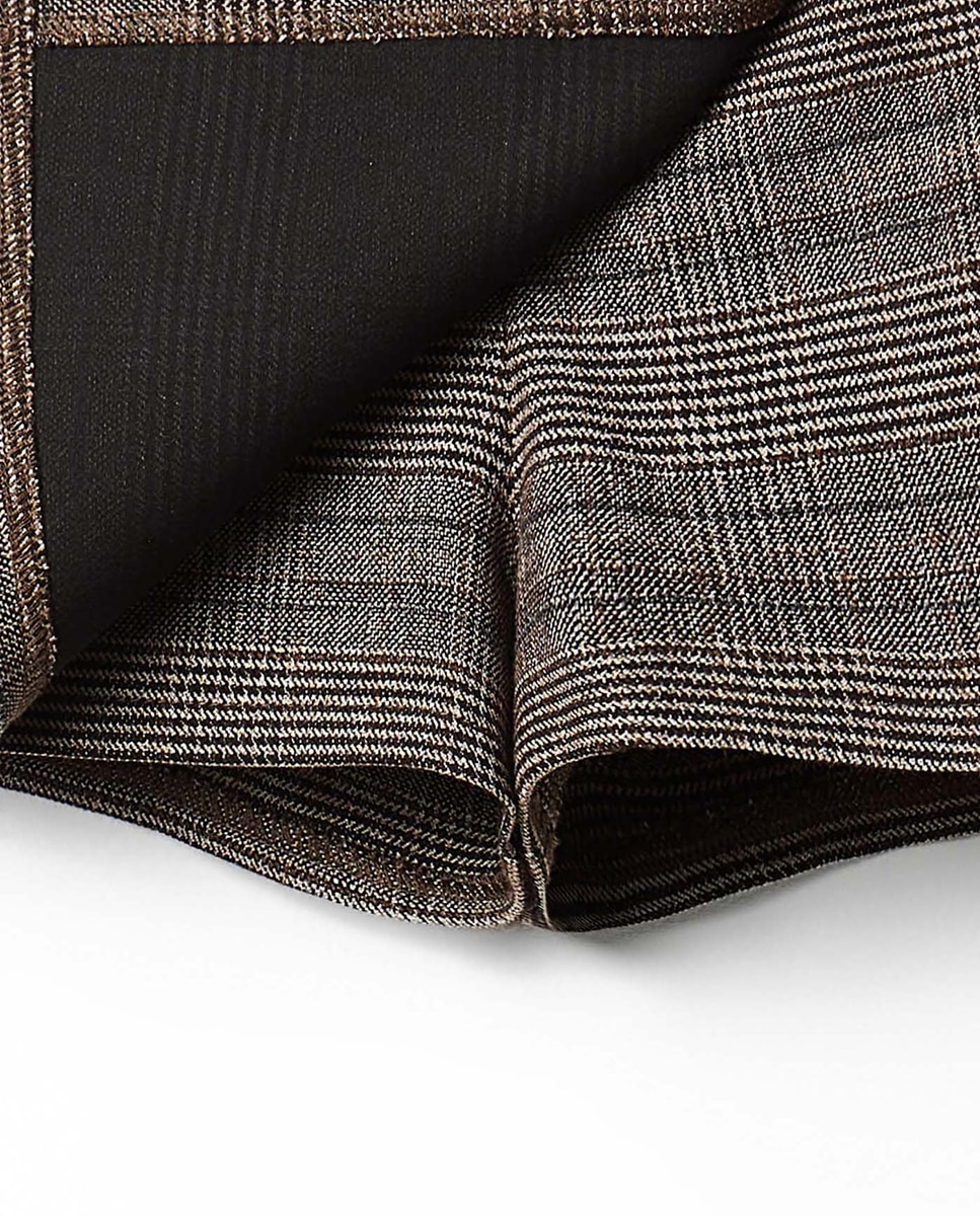 Imagen 5 de Falda pantalón cuadros - Sfera - Marrón Marrón