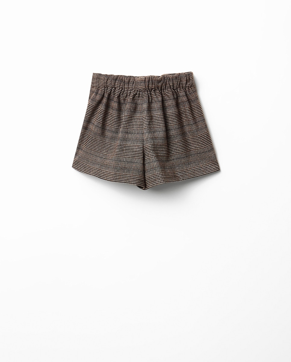 Imagen 6 de Falda pantalón cuadros - Sfera - Marrón Marrón