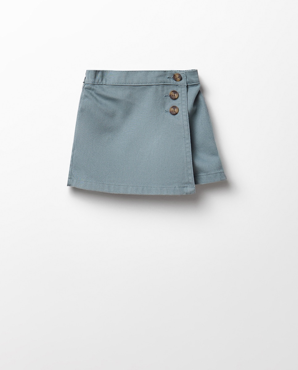 Imagem 0 de Saia-Calça de Ganga Colorida